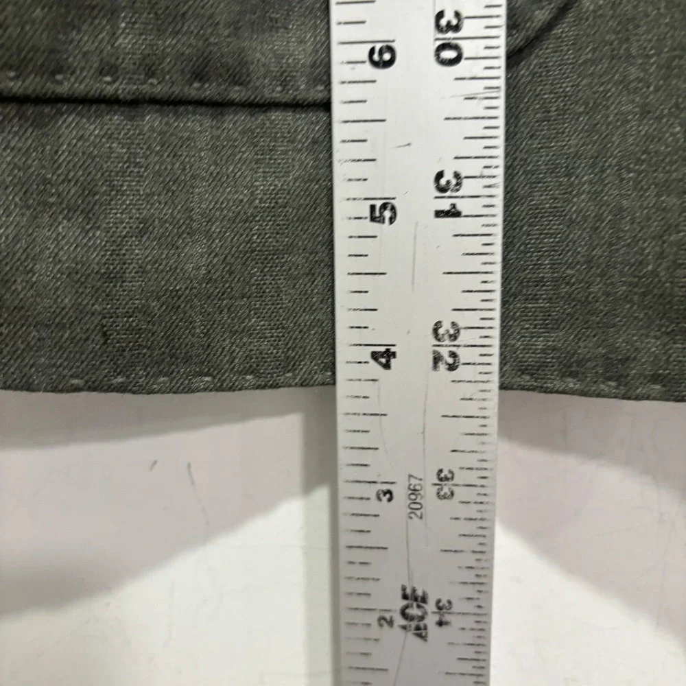 Banana Republic Tailored Fit Blazer 46R Olive Green Sport Coat 2-Button Stretch